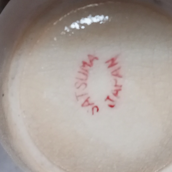 Vintage Satsuma Japan Mini Porcelain Teapot Missing Lid - Picture 2 of 3